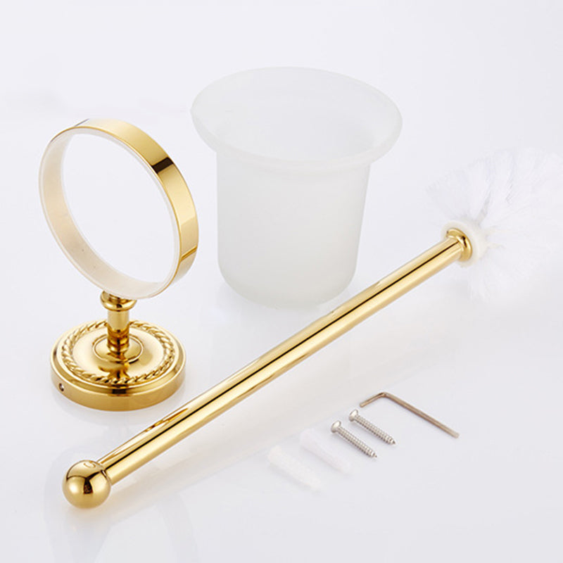 Traditional Golden Bath Hardware Set Copper Bathroom Accessory Kit
