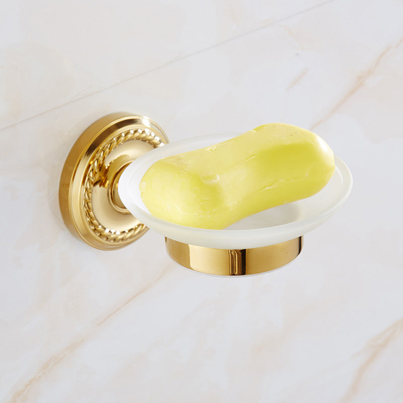 Traditional Golden Bath Hardware Set Copper Bathroom Accessory Kit