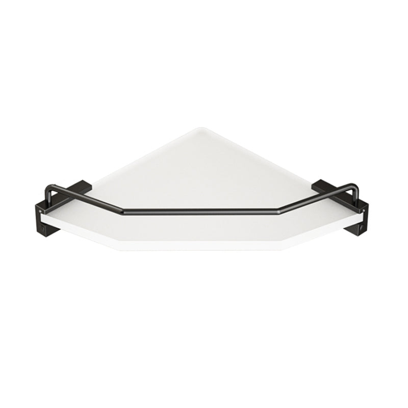 Modern Bathroom Accessory Set Bath Shelf Towel Bar Black Bath Hardware Set