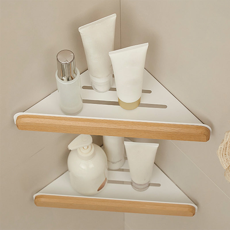 White Bathroom Set Solid Wood & Aluminum Bathroom Accessory as Individual or as a Set