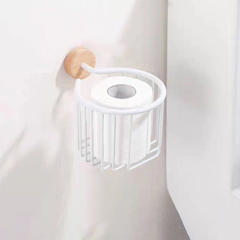 White Bathroom Set Solid Wood & Aluminum Bathroom Accessory as Individual or as a Set