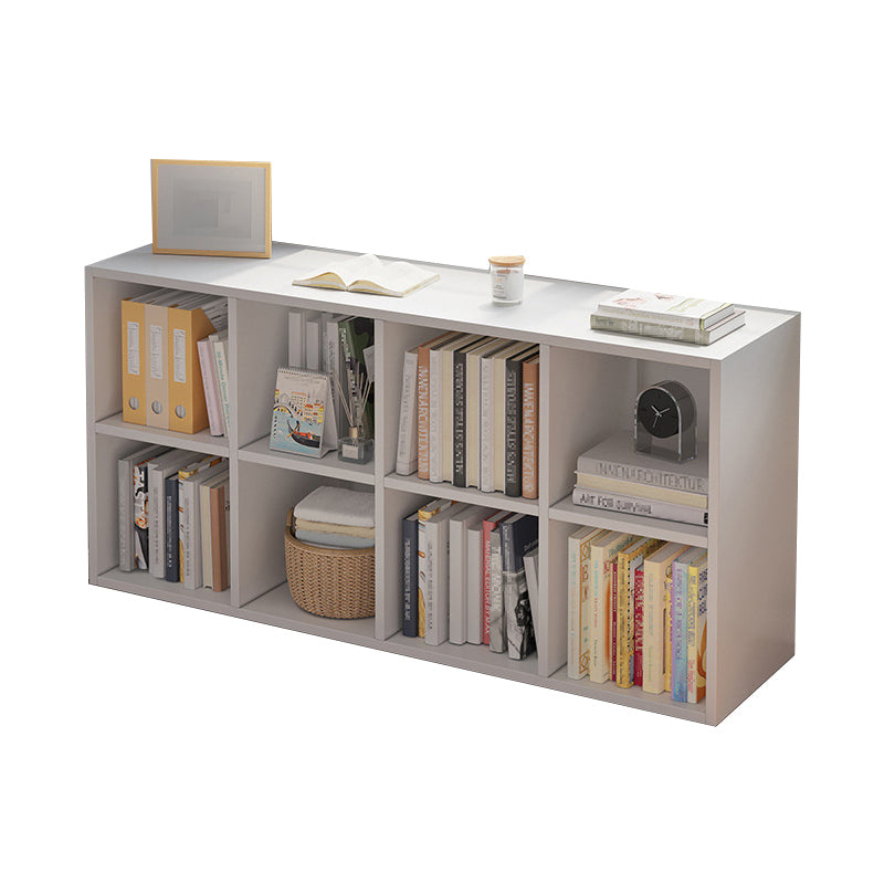 Standard Engineered Wood Bookcase Scandinavian Closed Back Bookshelf