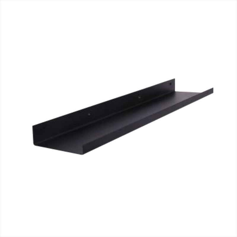 Floating Closed Back Bookshelf Metal Contemporary Bookcase with Shelf