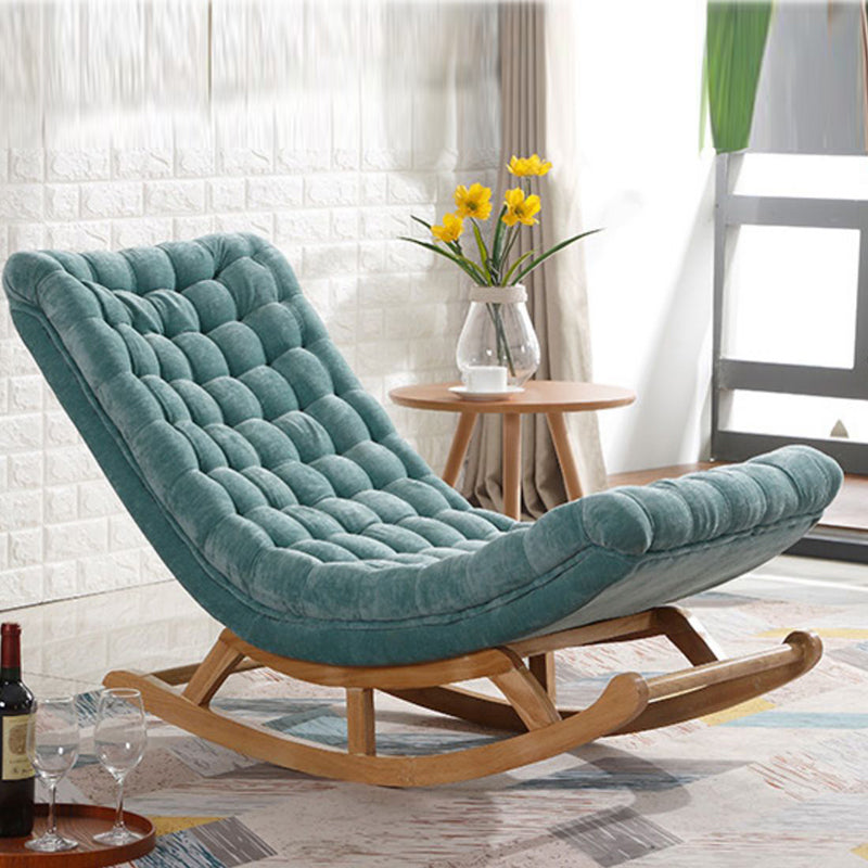 Contemporary Indoor Rocking Chair Nursery Sofa Rocking Chair with Ottoman