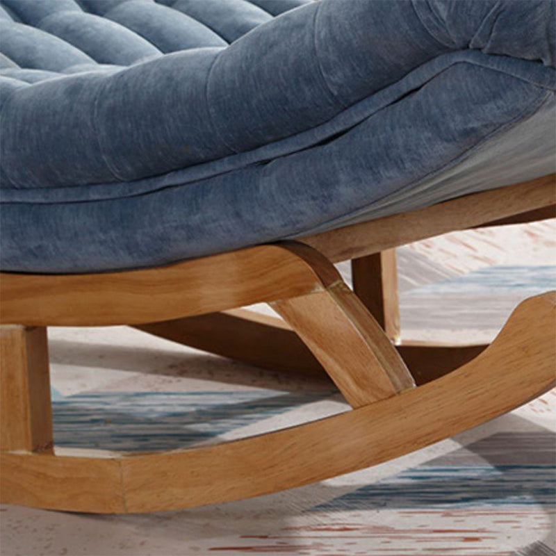 Contemporary Indoor Rocking Chair Nursery Sofa Rocking Chair with Ottoman