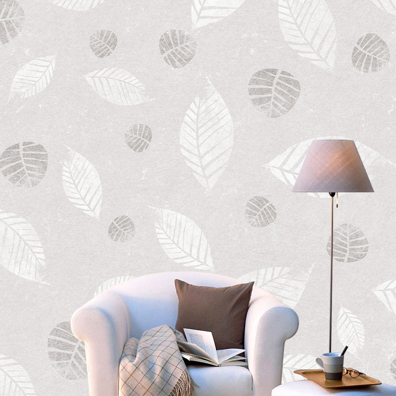 Modern Illustration Mural Wallpaper Plant Environment Friendly Bedroom Wall Mural