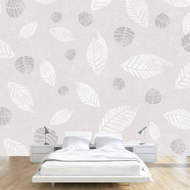 Modern Illustration Mural Wallpaper Plant Environment Friendly Bedroom Wall Mural