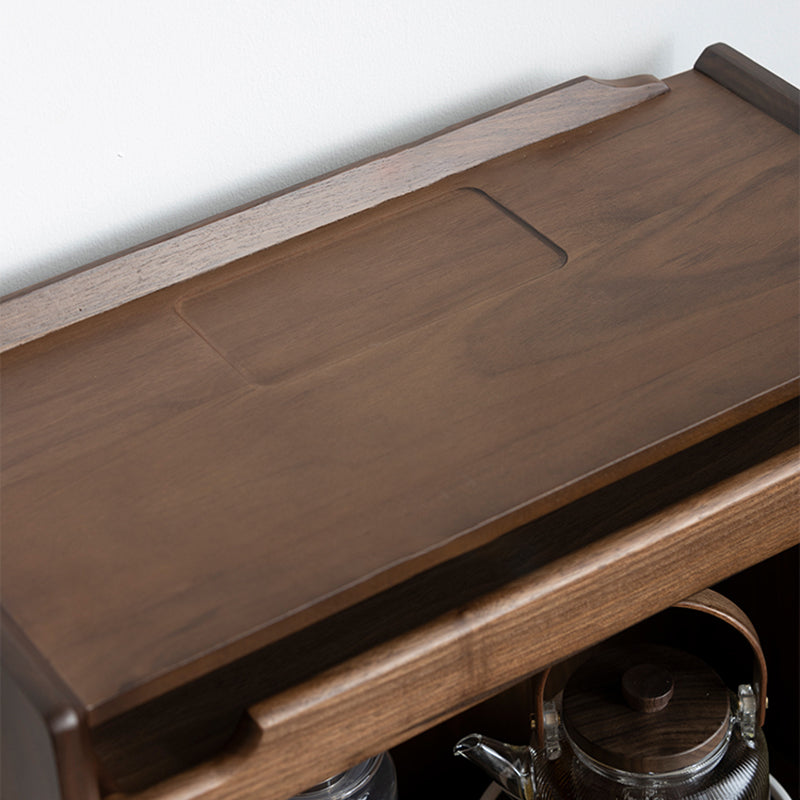 Mid-Century Accent Cabinet Bar Pulls Handle Design Storage Cabinet with Door