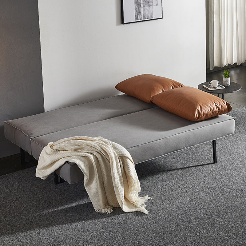 Contemporary Futon Sleeper Sofa Bed Fabric Armless Futon Frame