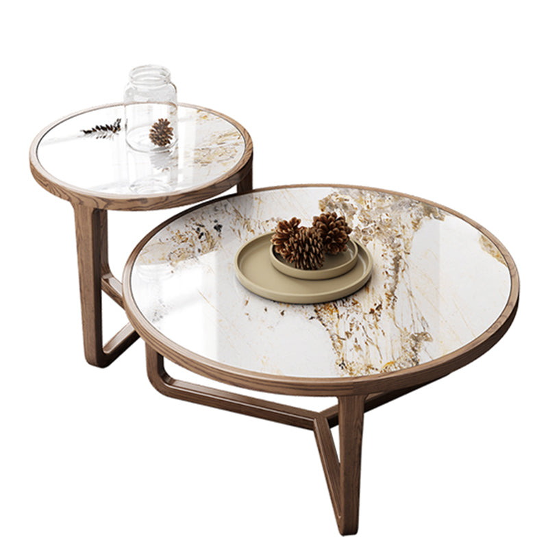 Modern Slate Coffee Table No Distressing Round Coffee Table Set