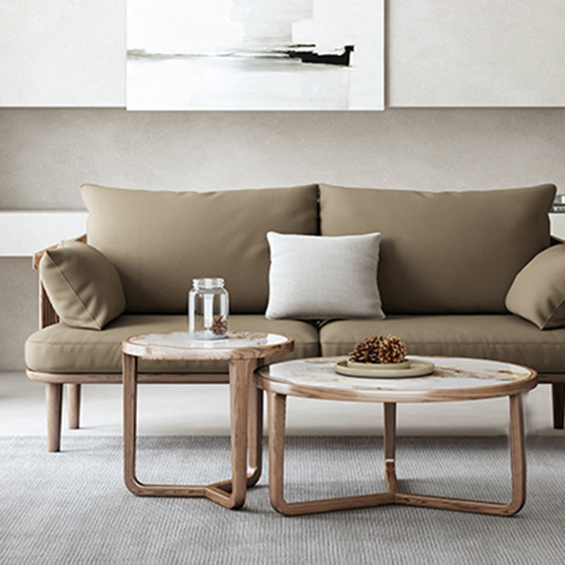 Modern Slate Coffee Table No Distressing Round Coffee Table Set