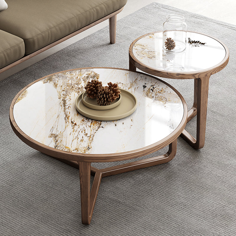 Modern Slate Coffee Table No Distressing Round Coffee Table Set