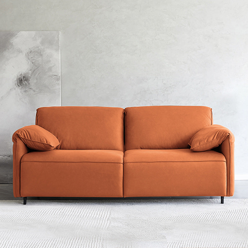 Contemporary Convertible Sofas Cushion Back Futon Sleeper Sofa Bed