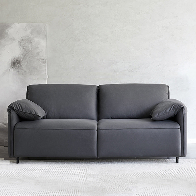 Contemporary Convertible Sofas Cushion Back Futon Sleeper Sofa Bed