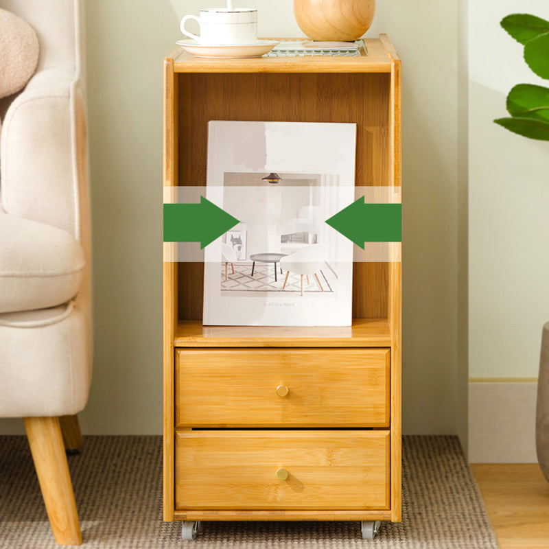 Rectangular End Table 27.6" W x 11.8" D x 23.6" H Wooden Modernistic Side Table