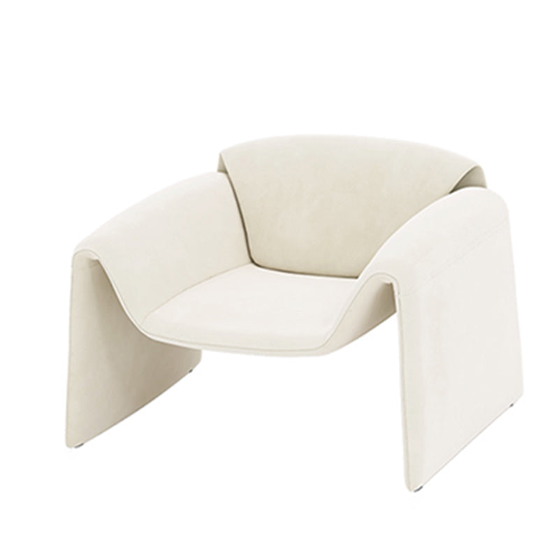 Scandinavian Seating White Cushions Rolled Arm Living Room Settee