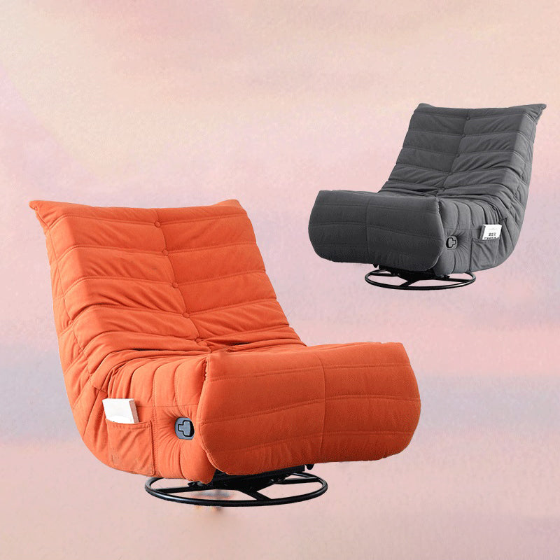 Manual-Push Botton Recliner Traditional Fabric Pushback Recliner