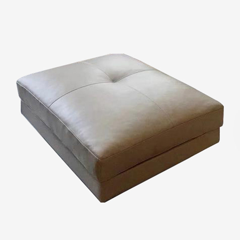 Scandinavian Light-grey Loose Back Square Arm Living Room Seating