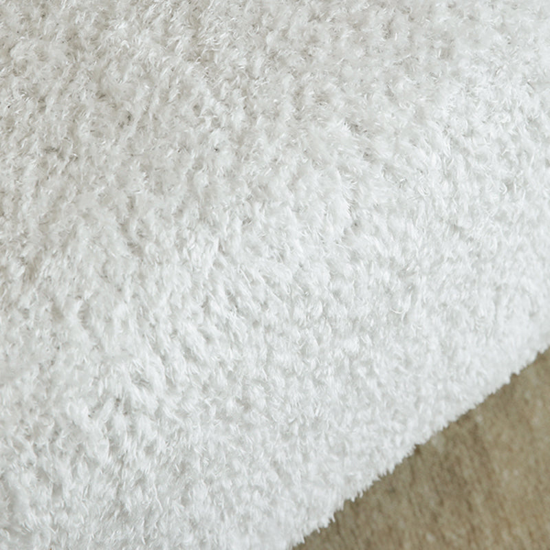 Solid Color Armless Lounge Chair Pillow Back Bedroom Side Chair