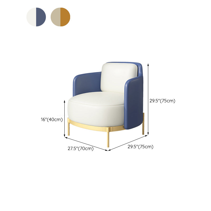 Solid Color Contemporary Sofa Tight Seat Foam Sloped Arms Settee