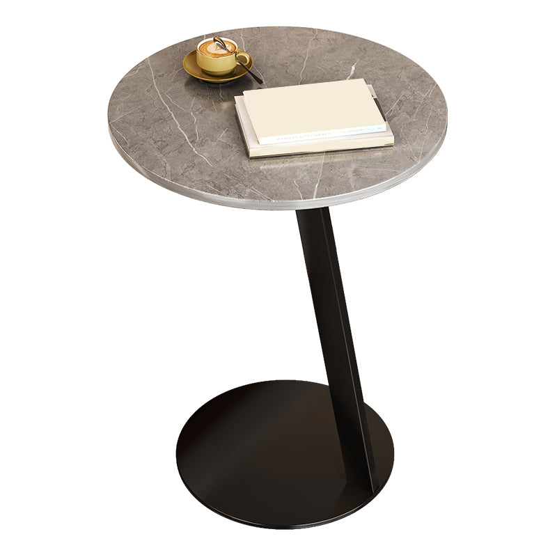 Modernistic Living Room Double Tier Geometric with Storage Pedestal Side Table