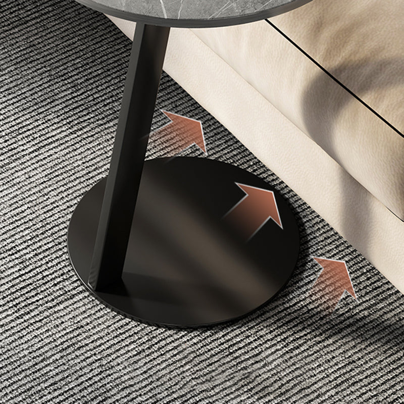 Modernistic Living Room Double Tier Geometric with Storage Pedestal Side Table