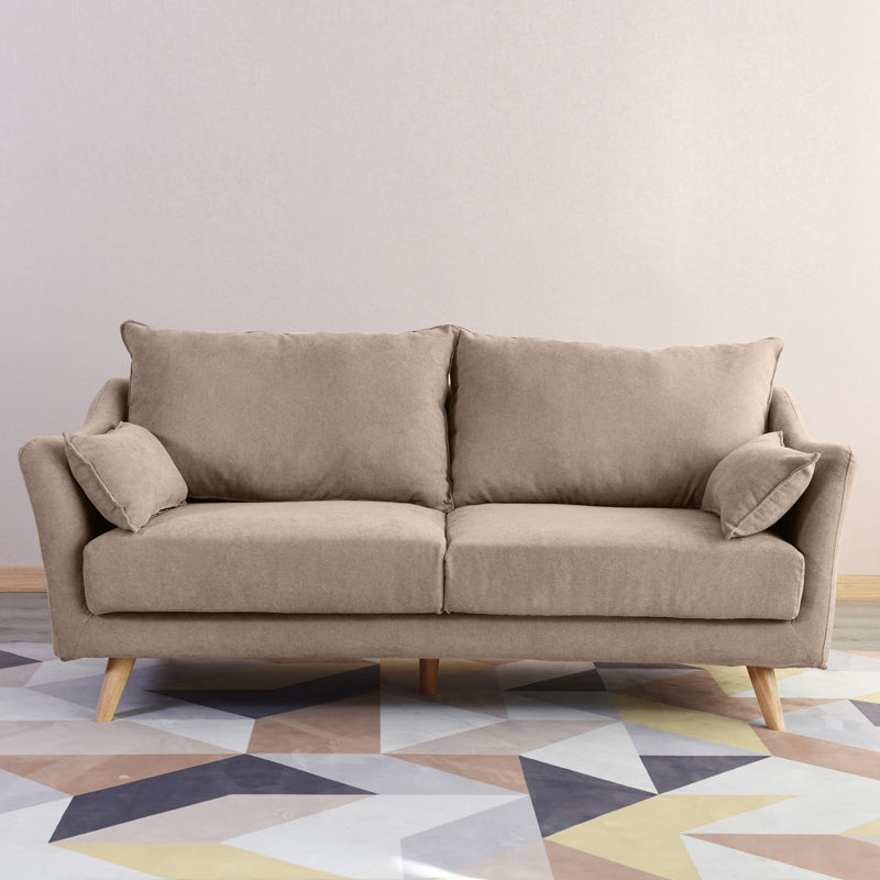 Modern Sofa with 2 Pillows Living Room Charles Of London Seating