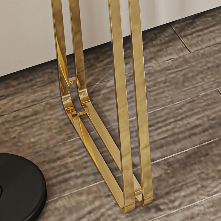 Glam White Bedroom Lighted Mirror Solid Wood With Drawer Makeup Vanity Set