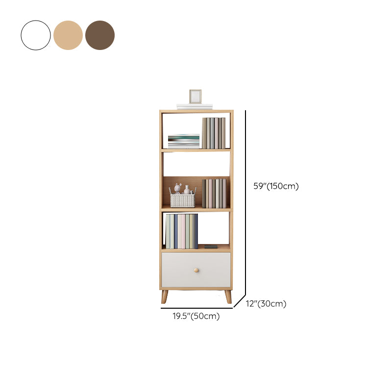 19.69" Long 1 - Drawer Accent Chest Wooden Chest with Shelves