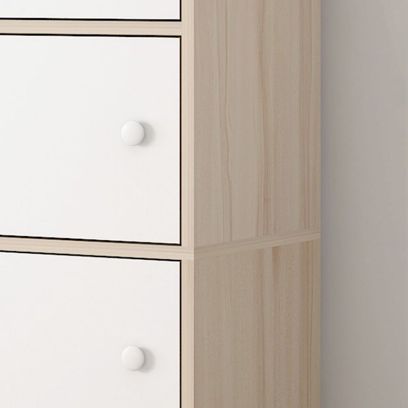 Modern Wooden Accent Cabinet Knobs Handle Design Storage Cabinet