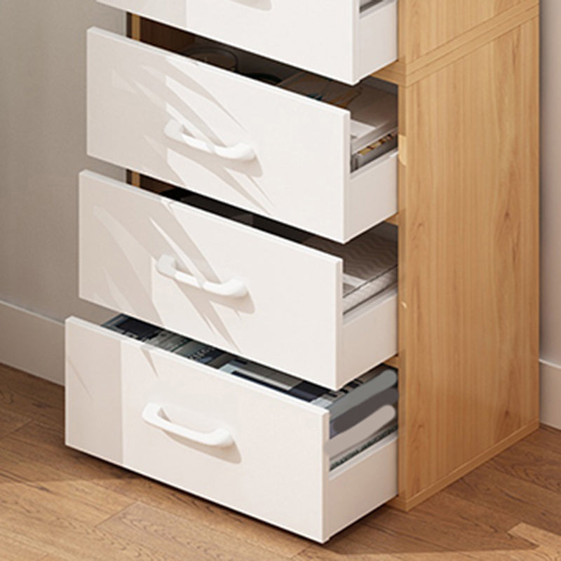 Modern Wooden Accent Cabinet Bar Pulls Handle Design Storage Cabinet