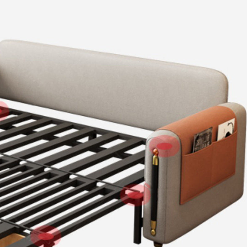 32" Wide Scandinavian Futon Sofa Bed Folding Futon Sleeper Sofa