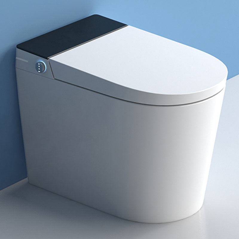 Contemporary Flush Toilet Floor Mounted One-Piece Toilet Porcelain Urine Toilet