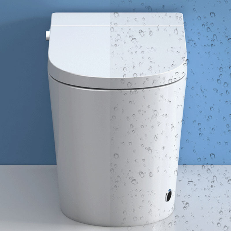 Contemporary Flush Toilet Floor Mounted One-Piece Toilet Porcelain Urine Toilet