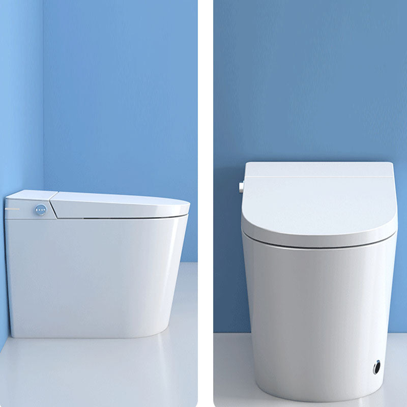 Contemporary Flush Toilet Floor Mounted One-Piece Toilet Porcelain Urine Toilet