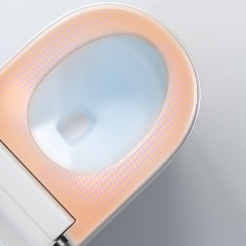 Contemporary Flush Toilet Floor Mounted One-Piece Toilet Porcelain Urine Toilet