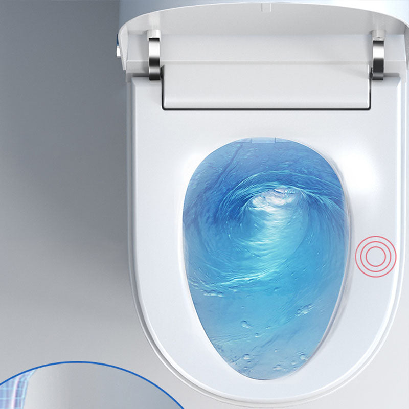Contemporary Flush Toilet Floor Mounted One-Piece Toilet Porcelain Urine Toilet
