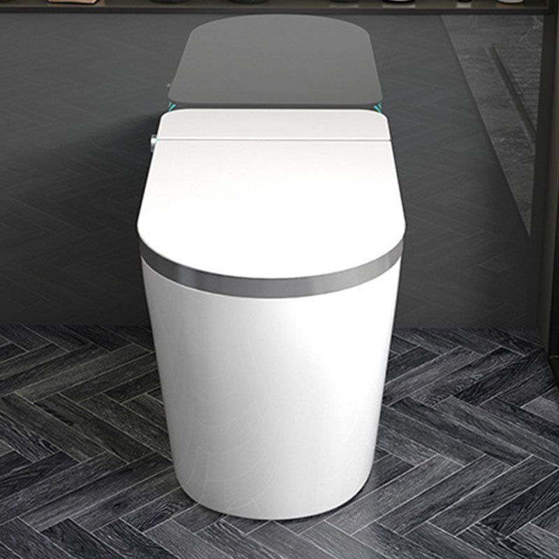 Contemporary Flush Toilet Floor Mounted One-Piece Toilet ABS Toilet Bowl