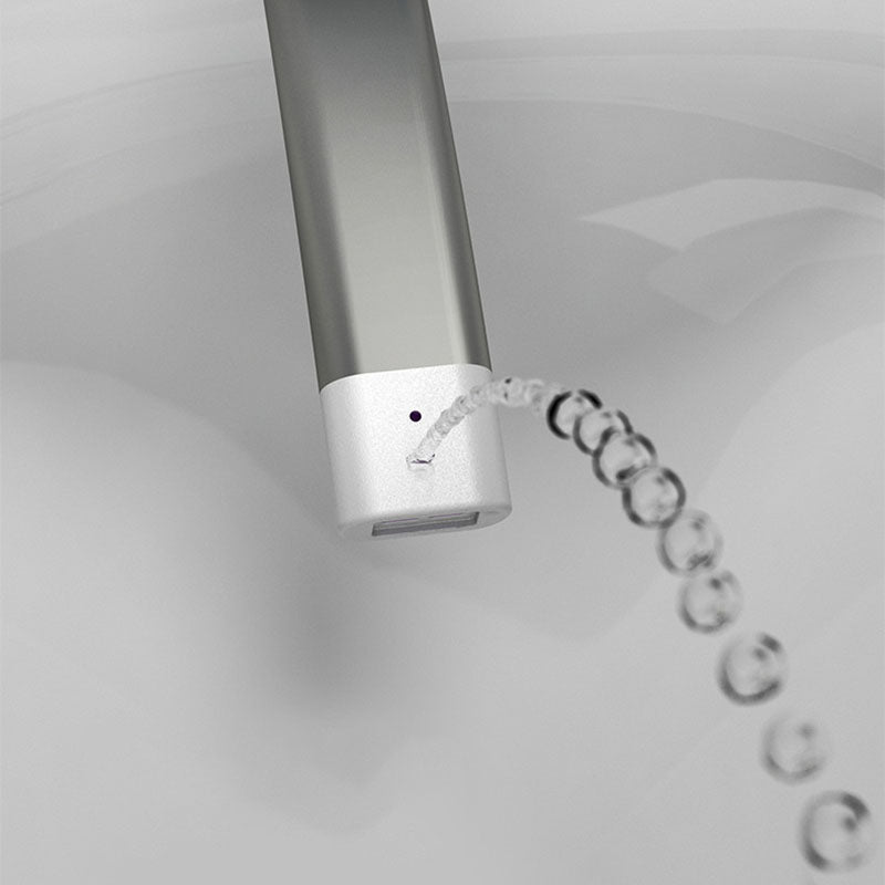 Contemporary Flush Toilet Floor Mounted One-Piece Toilet ABS Toilet Bowl