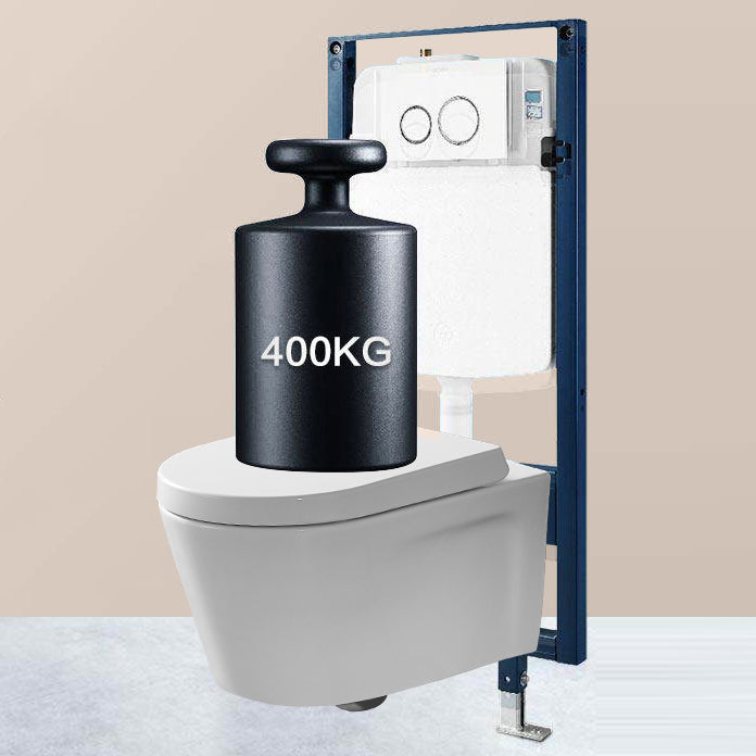 Contemporary Toilet Bowl One Piece Toilet Wall Mount Porcelain Flush Toilet