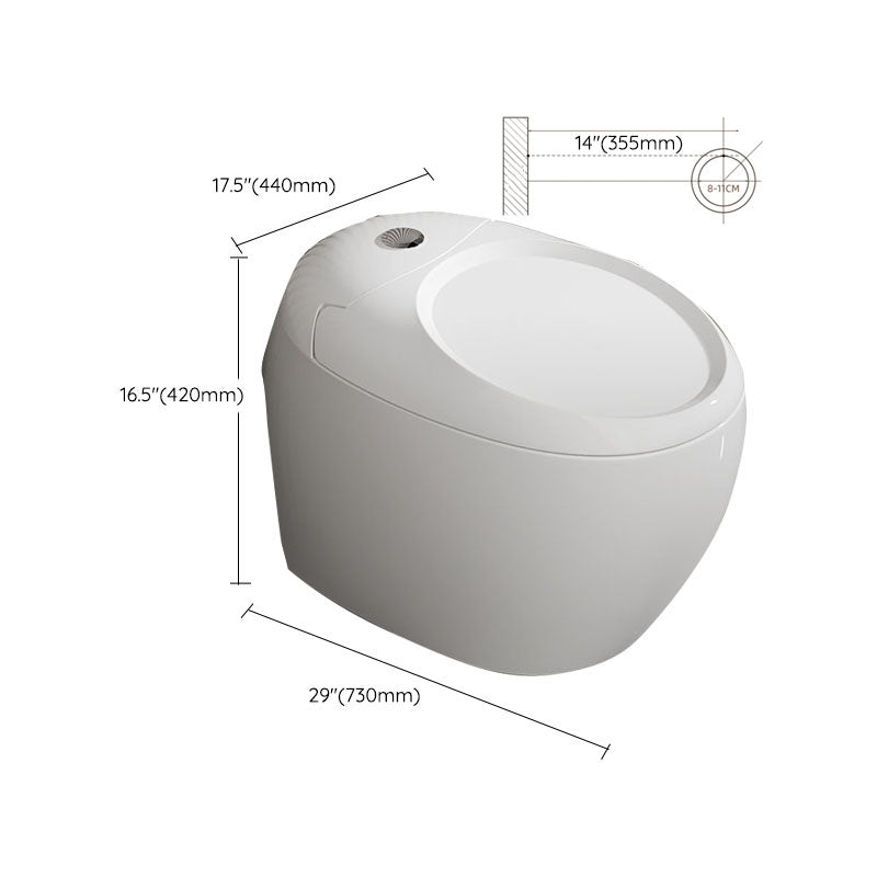 Modern Toilet Bowl Floor Mounted Porcelain All-In-One Urine Toilet