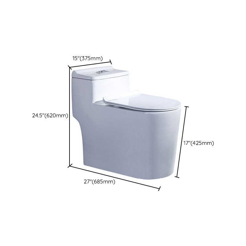 Modern One Piece Toilet Bowl Floor Mounted Urine Toilet for Bathroom