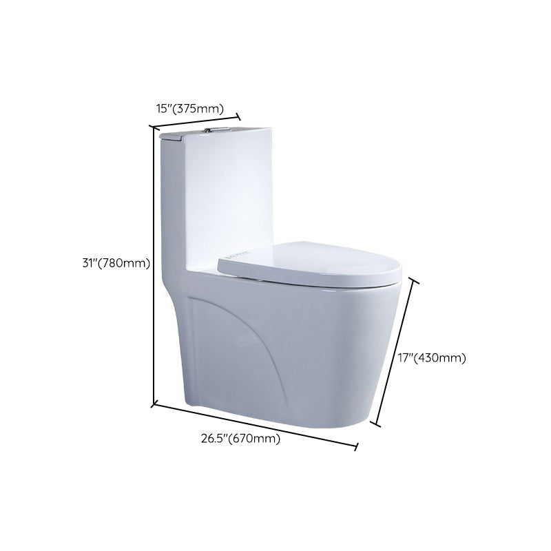 Modern One Piece Toilet Bowl Floor Mounted Urine Toilet for Bathroom