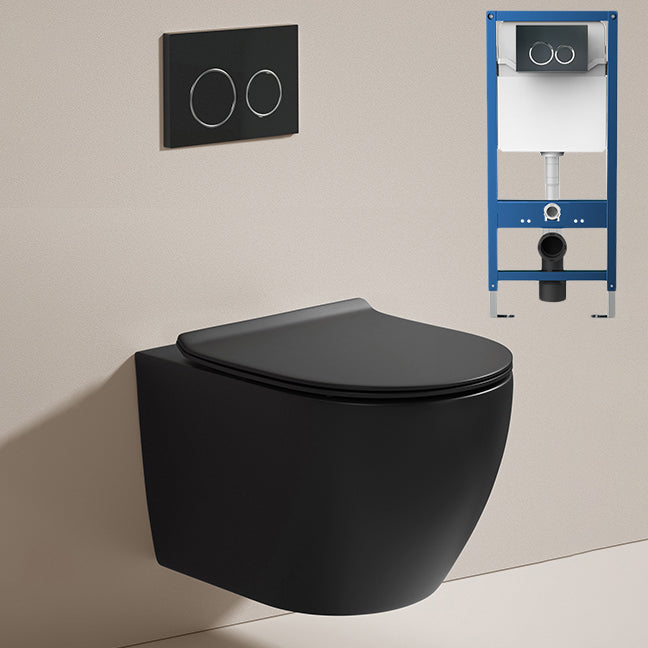 Contemporary Toilet Bowl One Piece Toilet Wall Mount Porcelain Urine Toilet