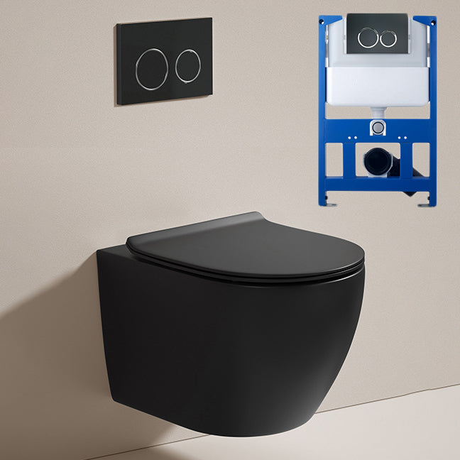 Contemporary Toilet Bowl One Piece Toilet Wall Mount Porcelain Urine Toilet