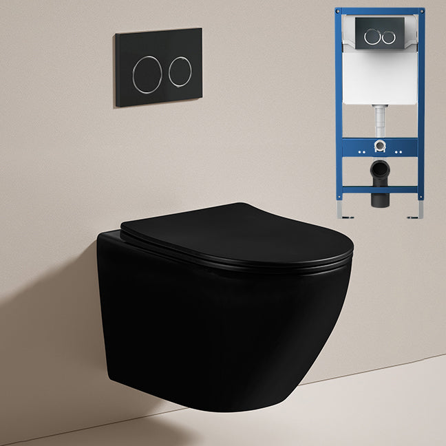 Contemporary Toilet Bowl One Piece Toilet Wall Mount Porcelain Urine Toilet