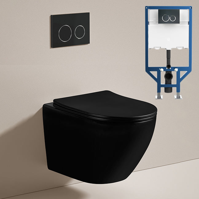 Contemporary Toilet Bowl One Piece Toilet Wall Mount Porcelain Urine Toilet