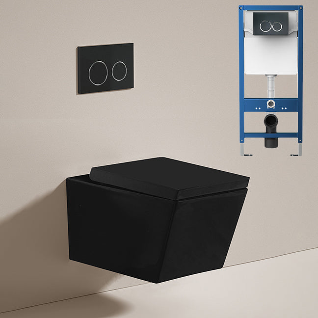 Contemporary Toilet Bowl One Piece Toilet Wall Mount Porcelain Urine Toilet