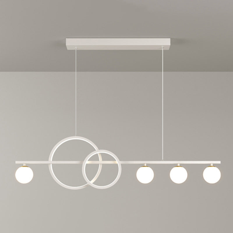 Modernism White Kitchen Island Lighting Acrylic Ceiling Light