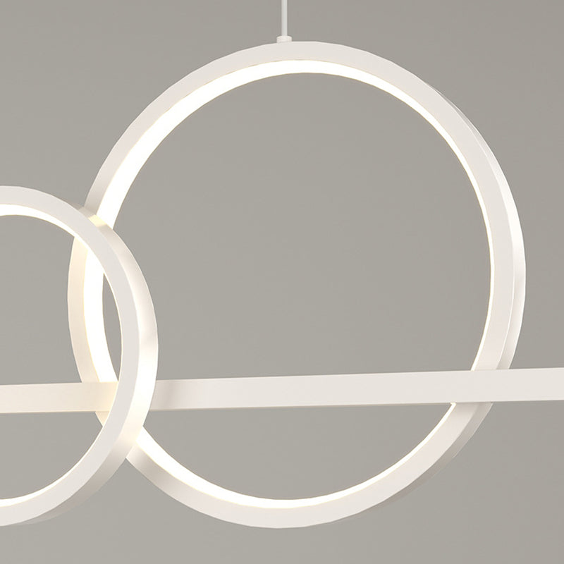 Modernism White Kitchen Island Lighting Acrylic Ceiling Light